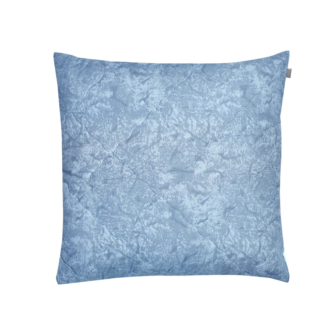 GREY TEXTURE FILLED CUSHION COVER WITH FILLING