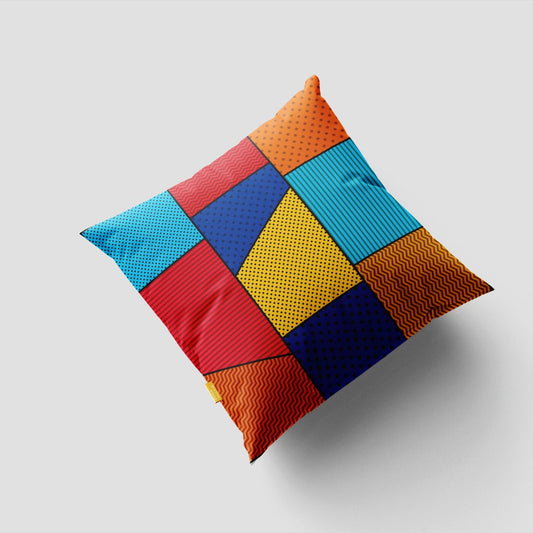Dotted Popart Cushion Case Pack of 4