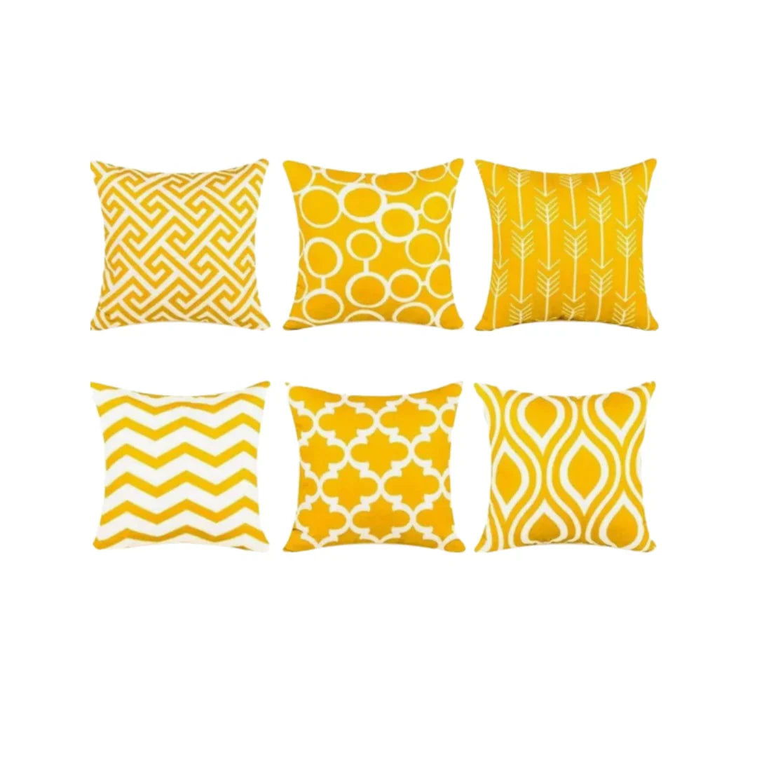 Geometric Canvas Indoor Pack of 6