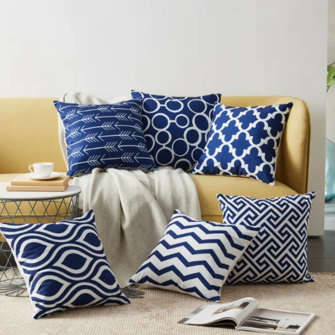 Geometric Canvas Indoor Pack of 6