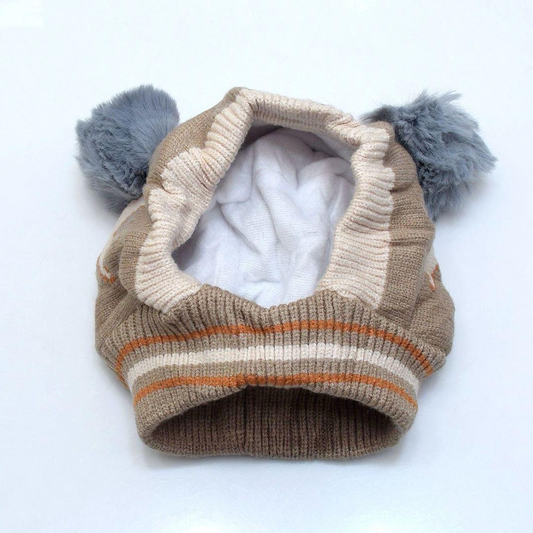 Kids Winter wool caps Star-04