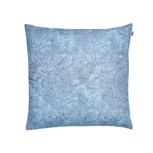 GREY TEXTURE FILLED CUSHION COVER WITH FILLING