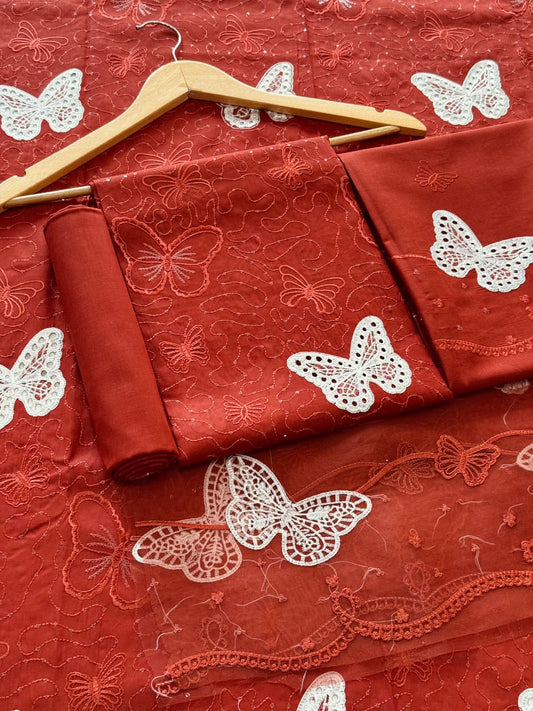Lawn Butterfly 2pc D-03