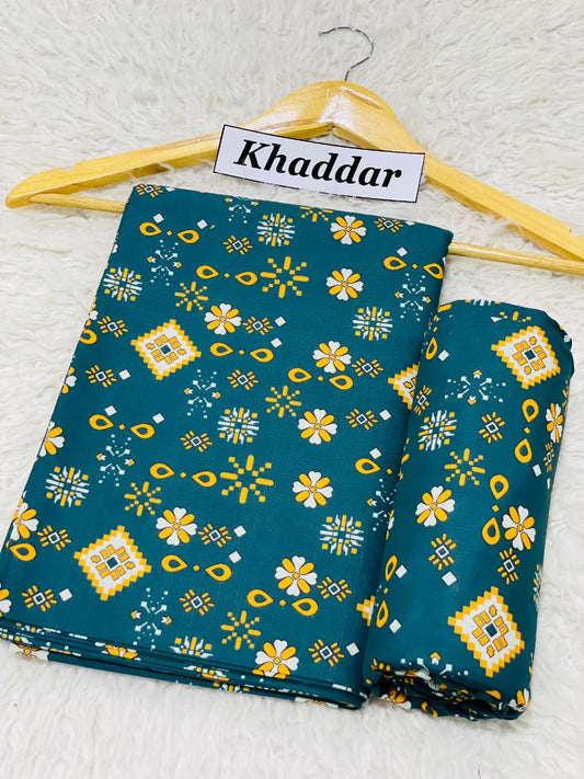 Khaddar All Over Printed 2pc D-61