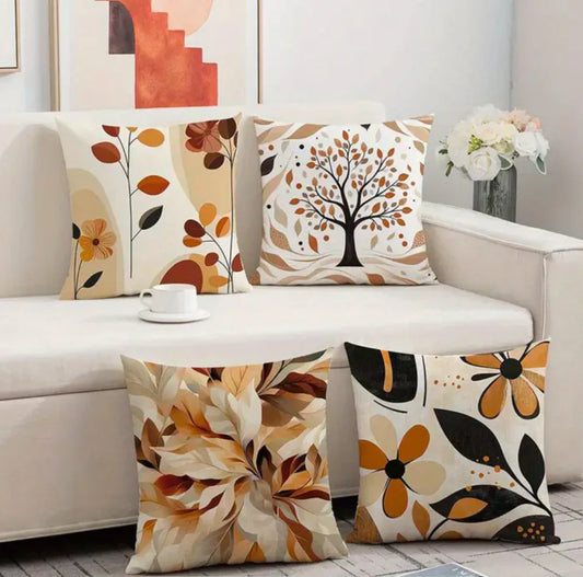 Autumn Essence Cushion Covers Pack Of 4