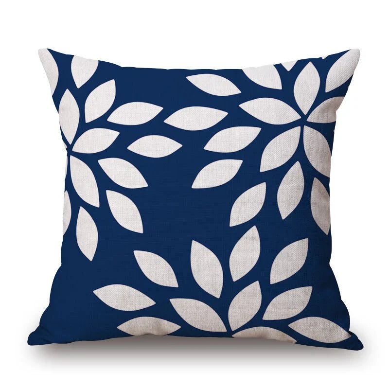 Blue & Yellow Cushion Covers Pack of 6