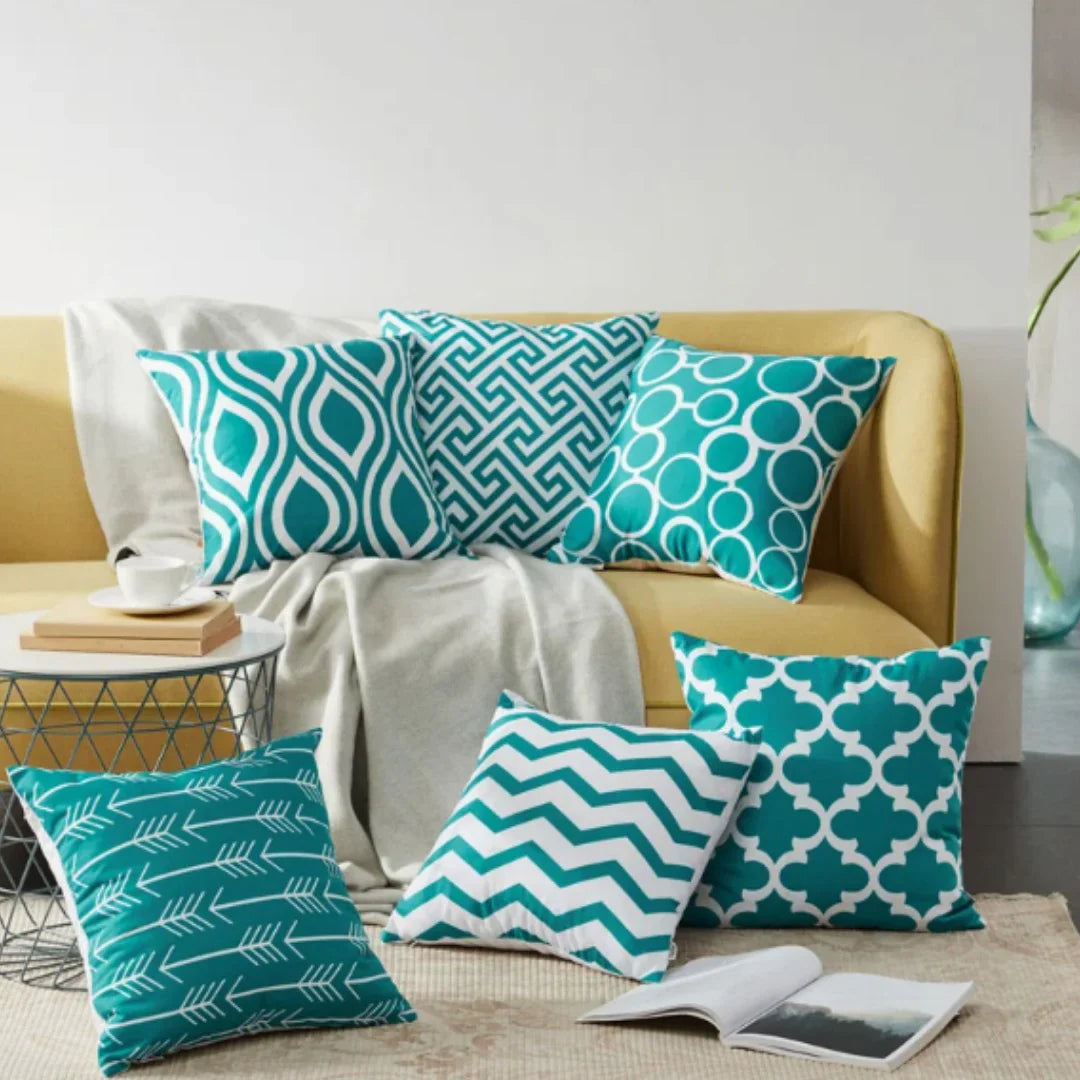 Geometric Canvas Indoor Pack of 6