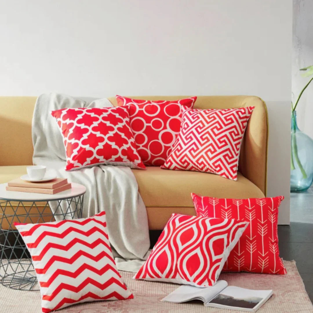 Geometric Canvas Indoor Pack of 6