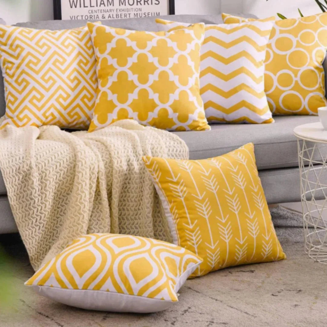 Geometric Canvas Indoor Pack of 6