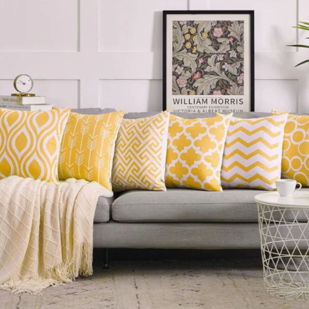 Geometric Canvas Indoor Pack of 6