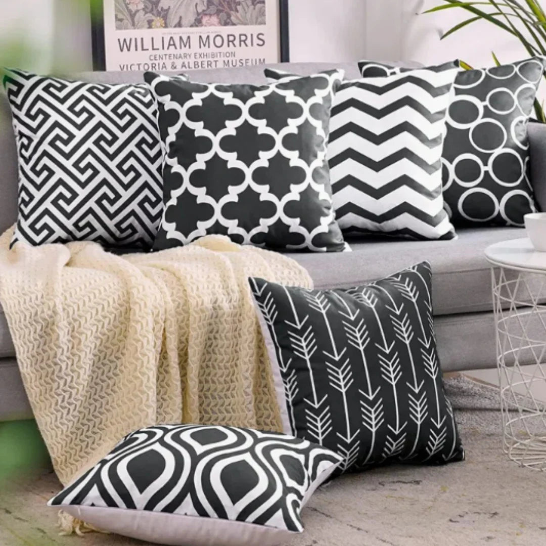 Geometric Canvas Indoor Pack of 6