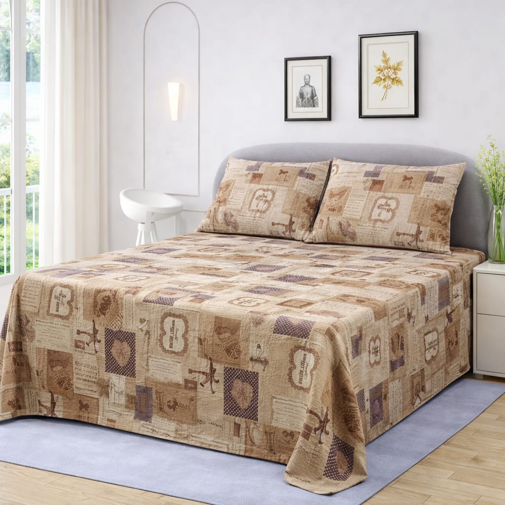 Pure Cotton Export Quality Bedsheet