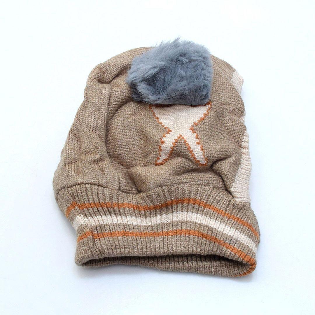 Kids Winter wool caps Star-04