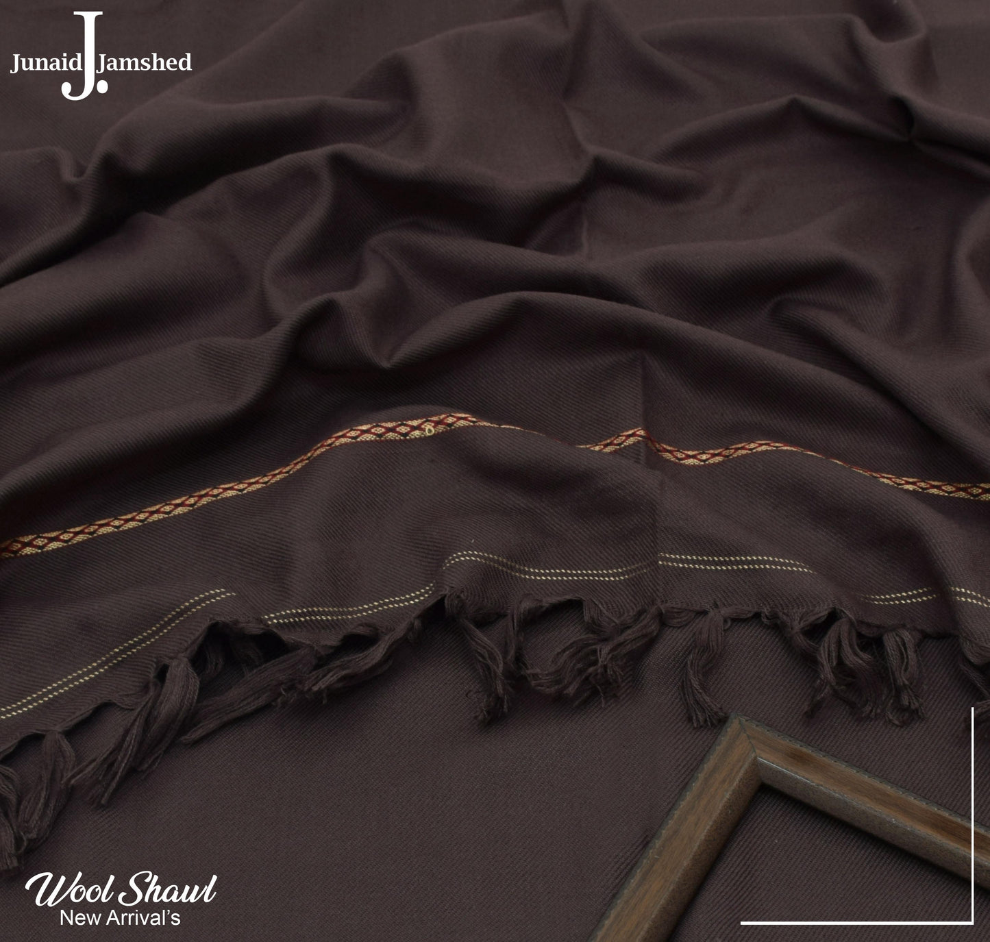 Gents Wool Shawal (Chocolate)