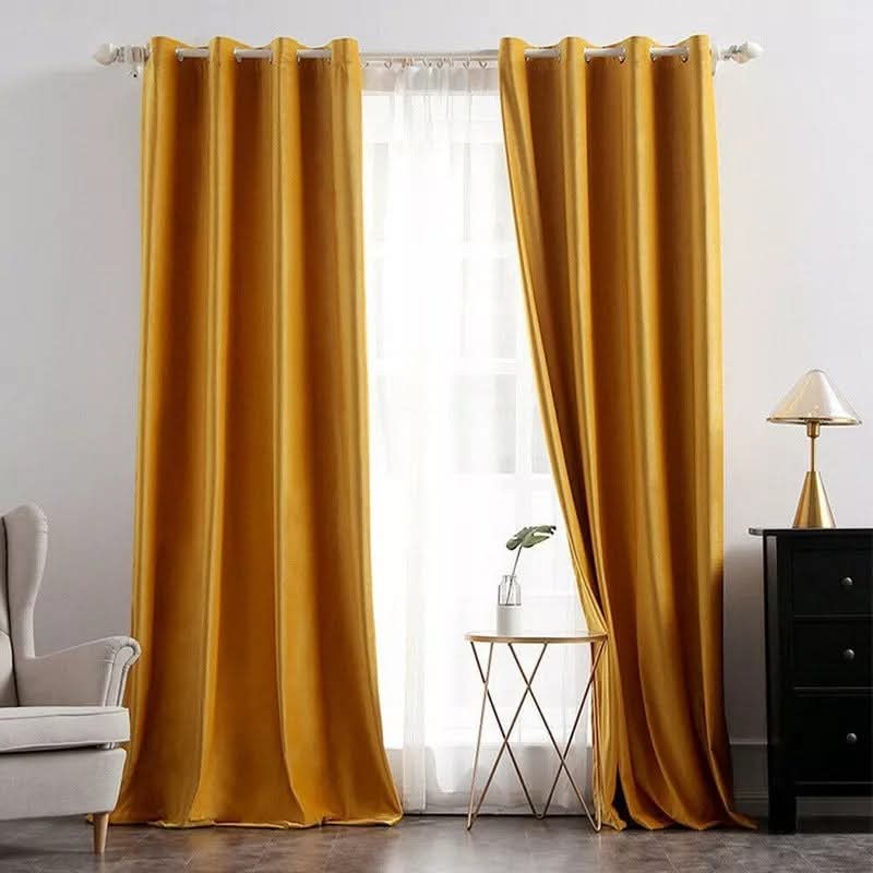 Dyed Velvet Curtains