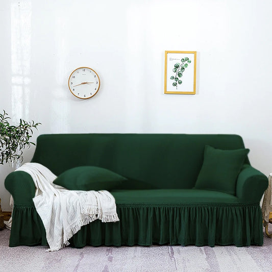 Micro Mesh Turkish Style Sofa Covers – Green