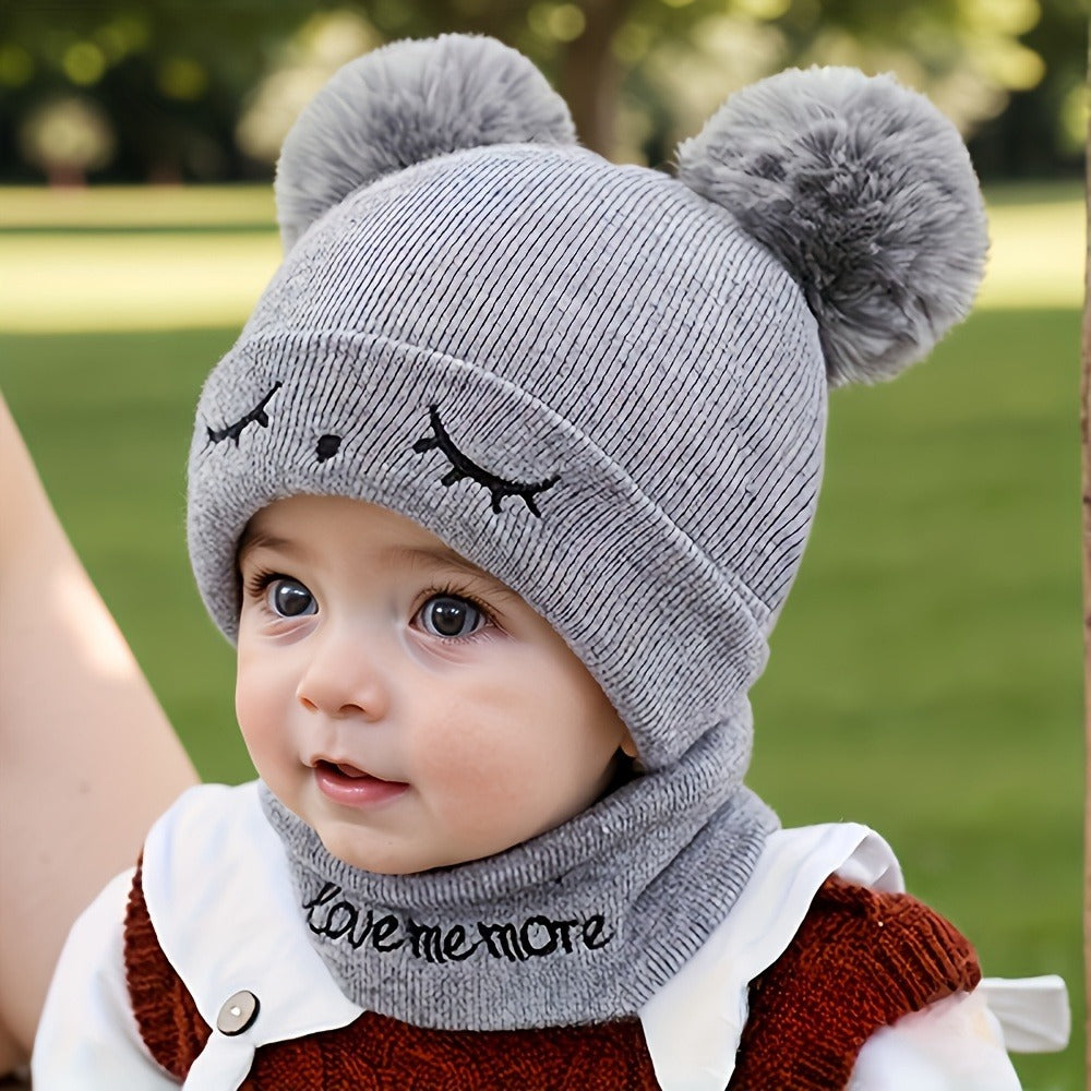 Kids Winter wool caps Grey