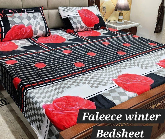 Luxury Fleece Bedsheet F-44