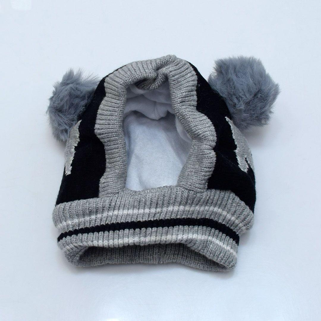 Kids Winter wool caps Star-06