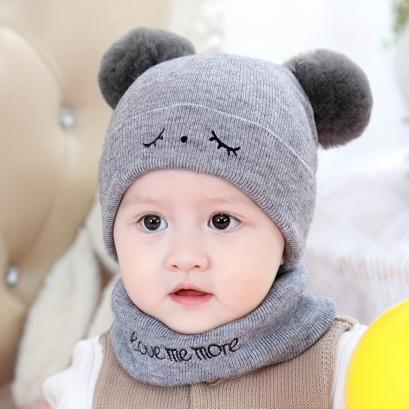 Kids Winter wool caps Grey