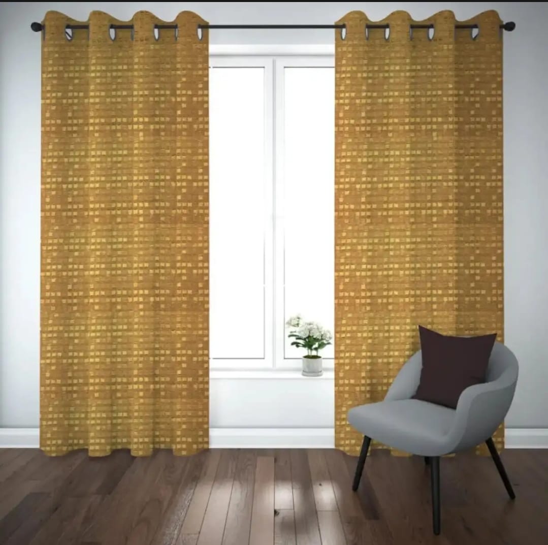 EXPORT PLAIN JUMBO-SELF SHADED JACKARD CURTAINS