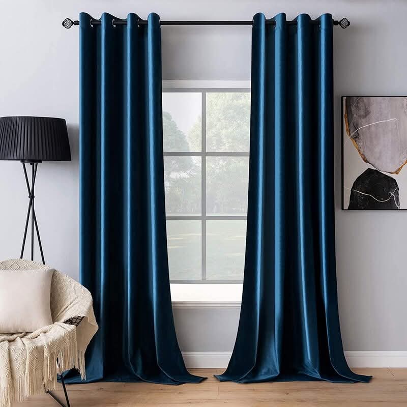 Dyed Velvet Curtains