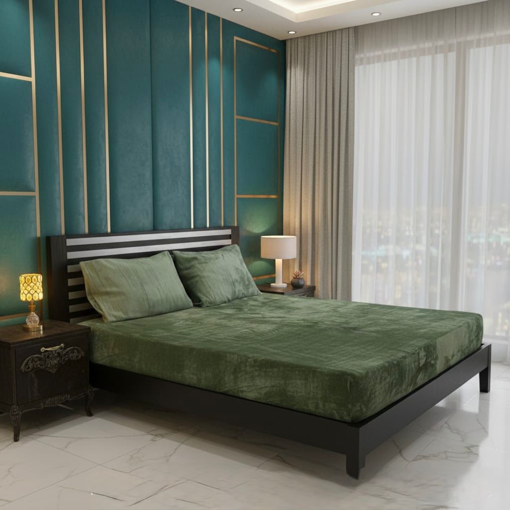 Velvet Fleece Bedsheet