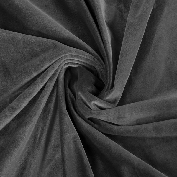 Premium Dark Grey Velvet Curtain for Bedroom & Living Room
